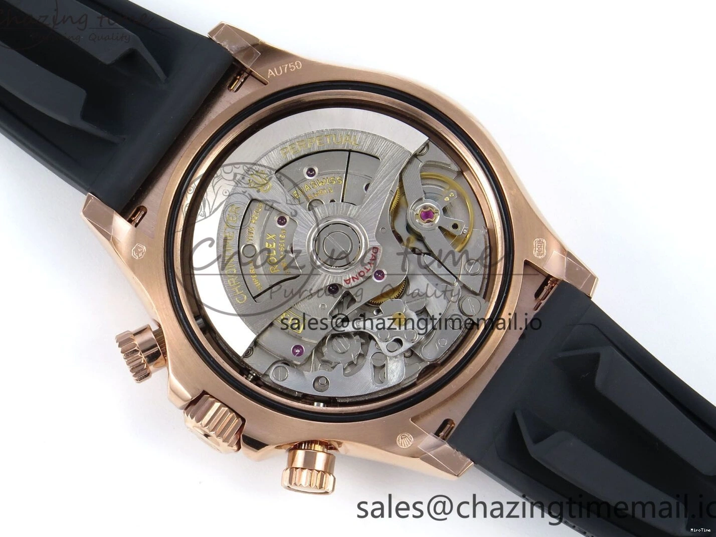 MiroTime 0516 Daytona 126515 QF 1:1 Best Edition Black RG Diamonds Dial on Oysterflex Strap SH4131 V Sophisticated 701